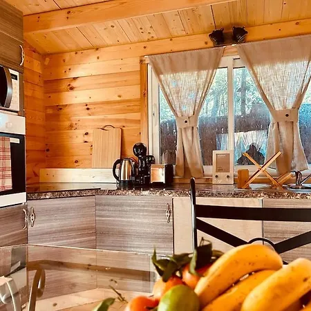 Bois Jacuzzi Chalet Bessan